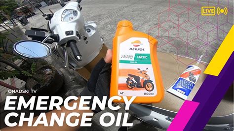 Emergency Change Oil sa Daan.